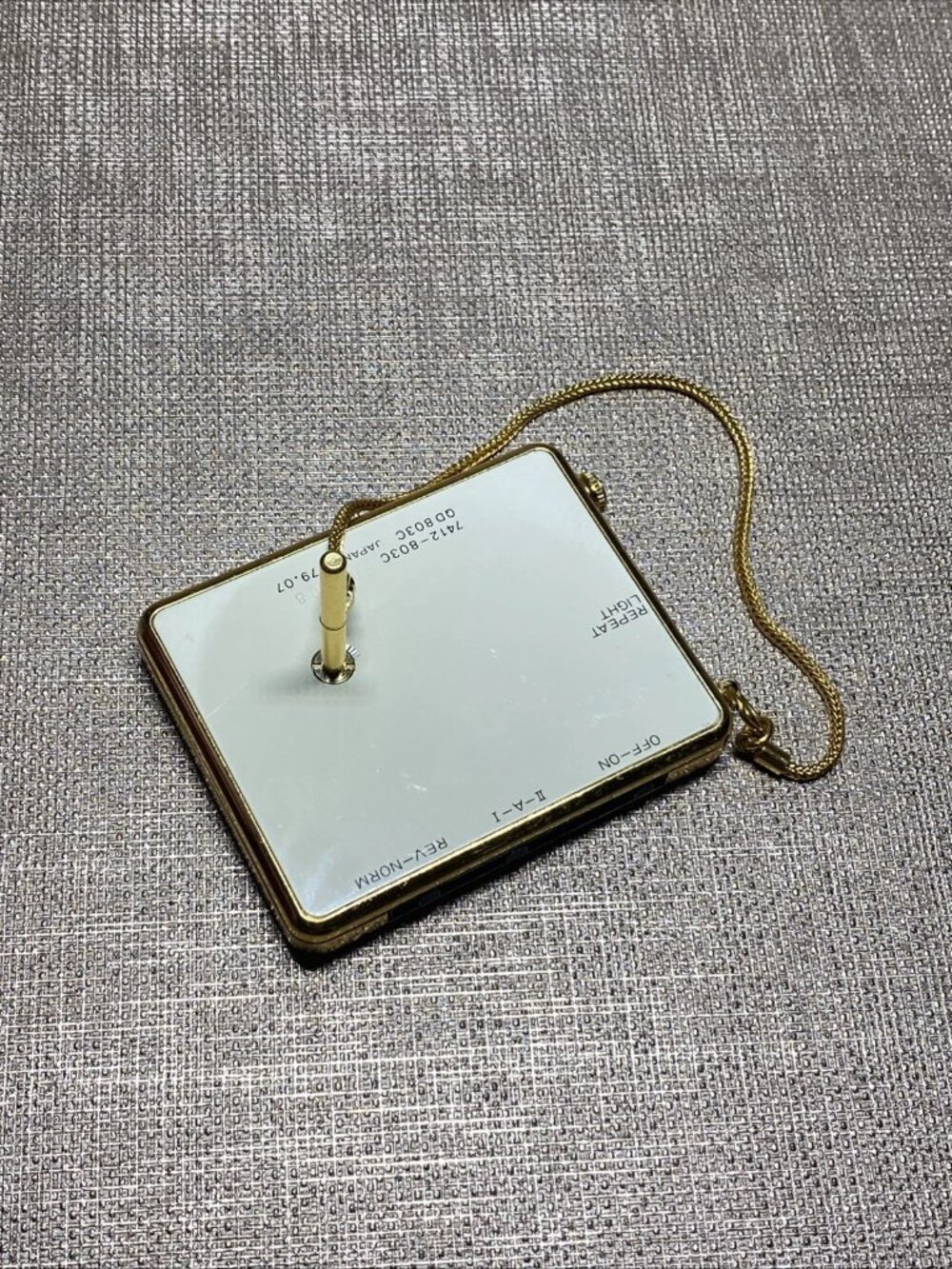 Vintage Seiko Quartz 7412-803C Digital Pocket Watch Alarm Light WORKING 1979 Jap - Picture 11 of 11